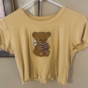 PacSun you deserve good things bear cop top.